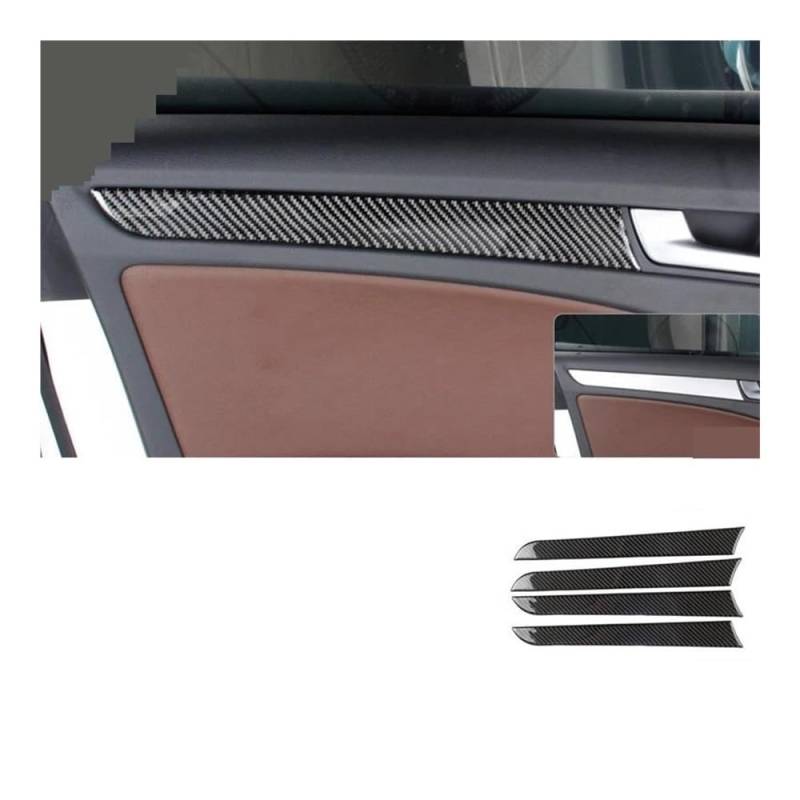 Dekoration Abdeckung Für A4 Für A5 2009-2016 Auto Innen Auto Getriebe Shift Panel Abdeckung Rahmen Trim Aufkleber Auto Zubehör von GUICFRF