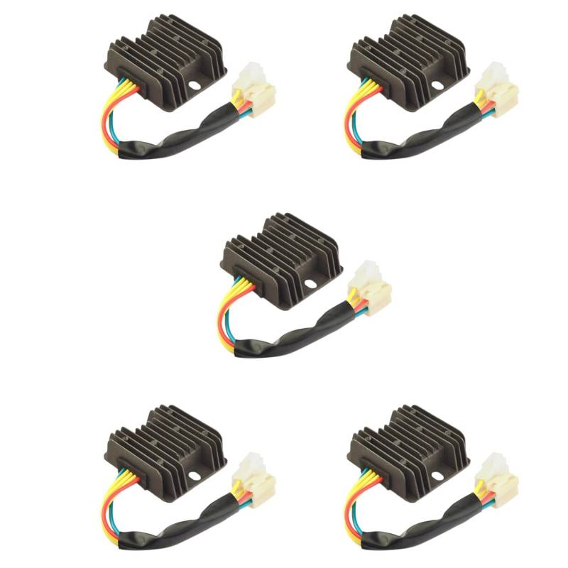 5 x 12 V Motorrad-Regler Gleichrichter für GT250 GT650 COMET GT250R GT650R GT650S ST7 32800HN9101 32800HN9110 von GUIJIALY