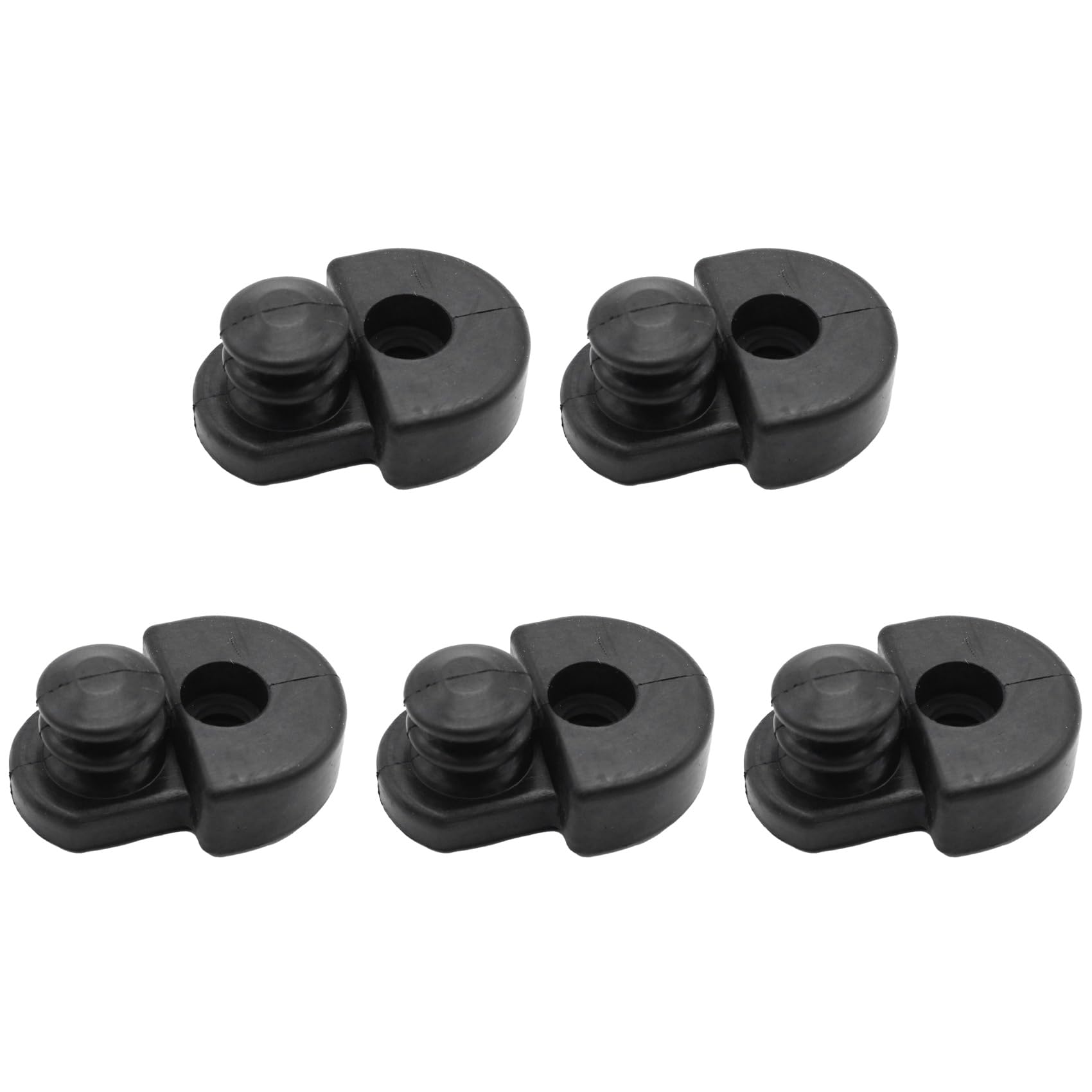 GUIJIALY 5 x Vordertürschalter-Abdeckung, Gummi, 25368-20G00, für Patrol Y61 1998–2011 Navara D21 von GUIJIALY