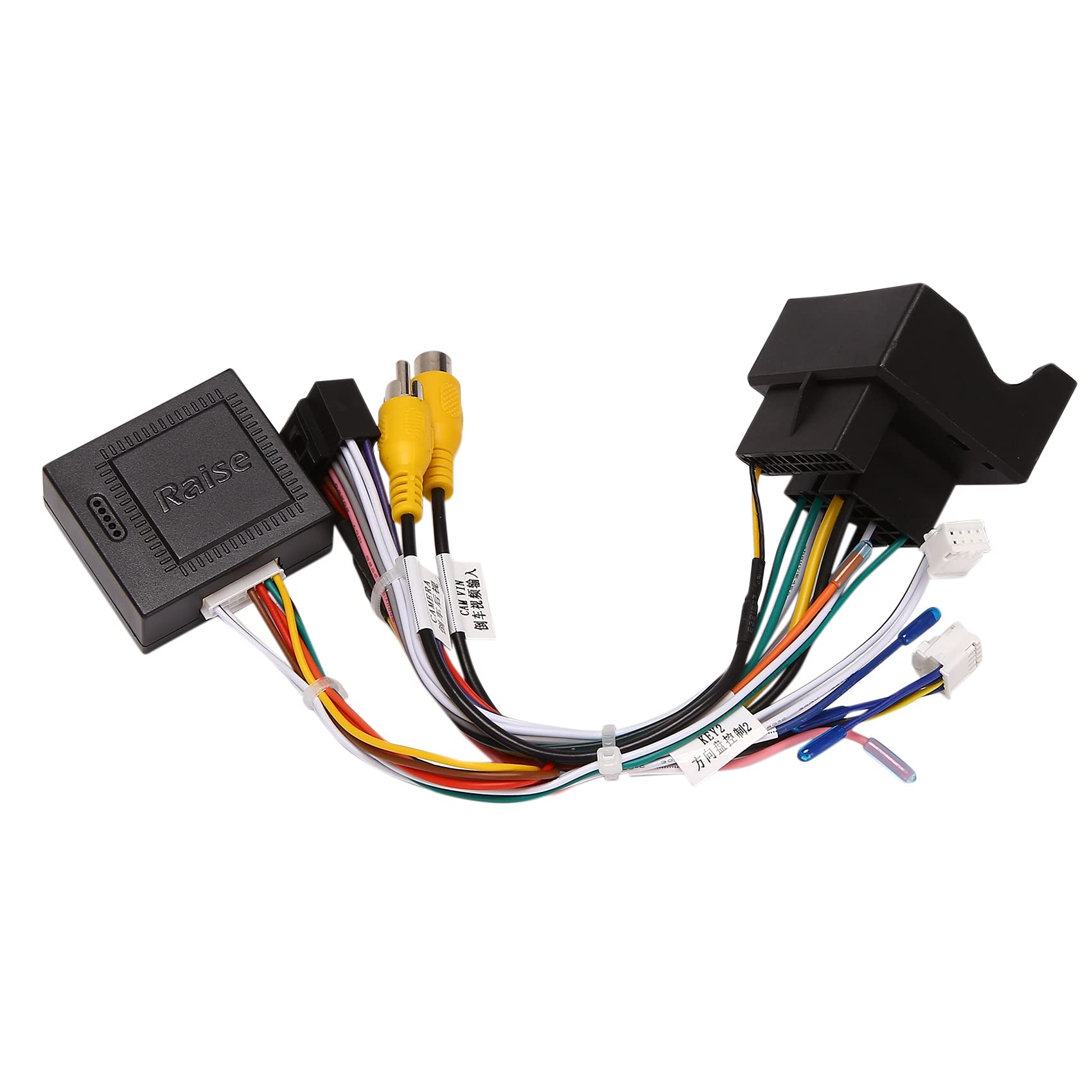 Autoradio Audio 16 Pin Android Power Kabelbaum Adapter + Canbus Box für 3008/2008/C4/C3 XR/C5/DS6 von GUIJIALY