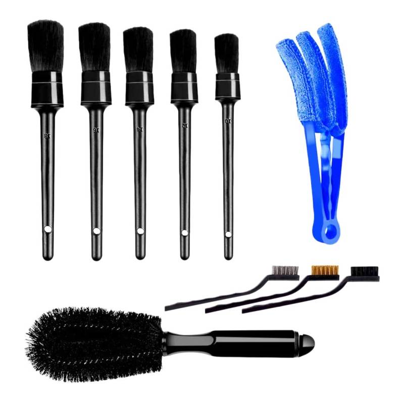 Car Detailing Brush Set Car Interior Cleaning Kit Includes Wire Brush Premium Detail Brush for Cleaning Interior von GUIJIALY