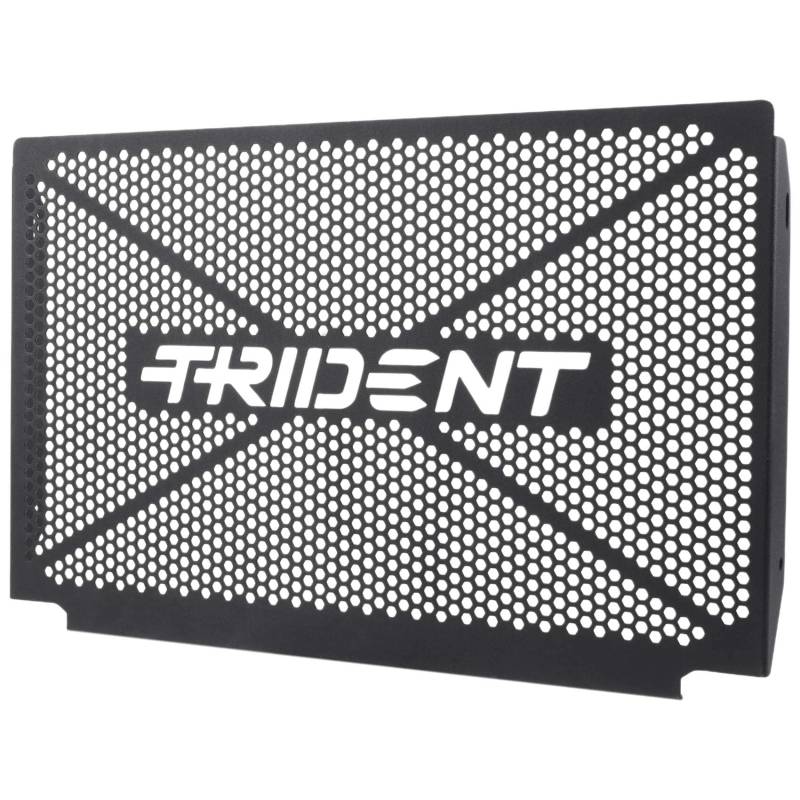 Motorradzubehör Schwarz Kühlergrill Guard Cover Protector für Trident 660 2021 bis 2022 von GUIJIALY