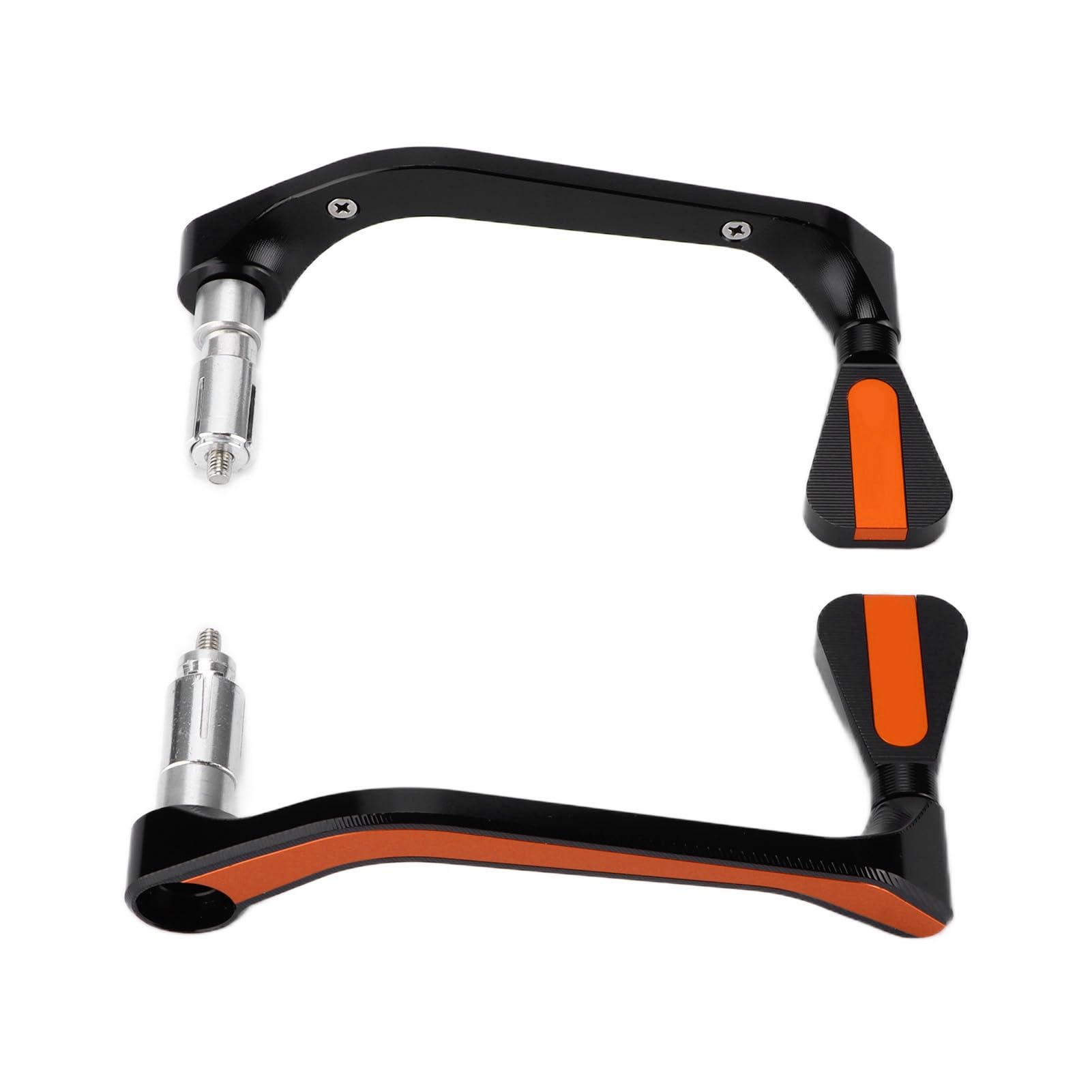 GULEEK Universeller Motorrad-Lenkerschutz aus Aluminiumlegierung, Modifikationszubehör, Wartungswerkzeug, passend für Lenker mit 22 mm Durchmesser, 2-teiliges Set für mehr (Orange) von GULEEK