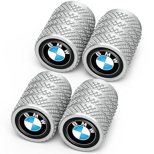 Legiertes Auto Ventilkappen für BMW X1 X3 X7 X5 X6 1 3 5 6 Series Z4 7 M Series, 4pcs Ventilkappen Auto Reifenventil Kappe Staubkappen Zubehör für Autoreifen von GUNGLE