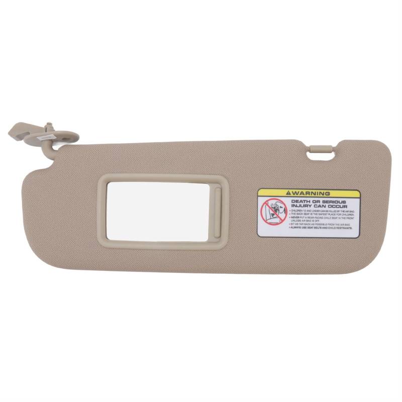 GUNIU Auto-Sonnenblende, 852103X000TX, Beige, Innensonnenschutz, Sonnenschutz, Ersatz, passend for Hyundai Elantra 2011–2015(Left) von GUNIU