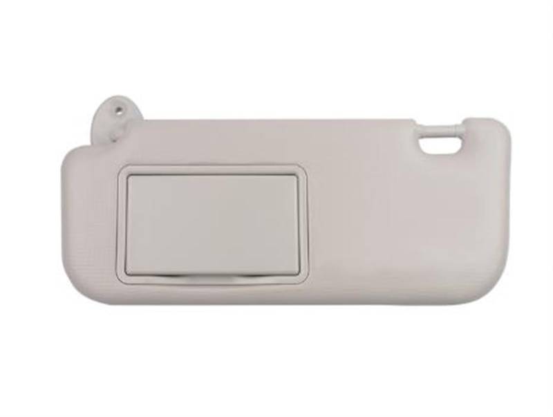 GUNIU Grau Beige Sonnenblende mit Make-up-Spiegel, passend for Toyota Corolla 2014–2017, Autozubehör, Sonnenblende(Gray Left Side) von GUNIU