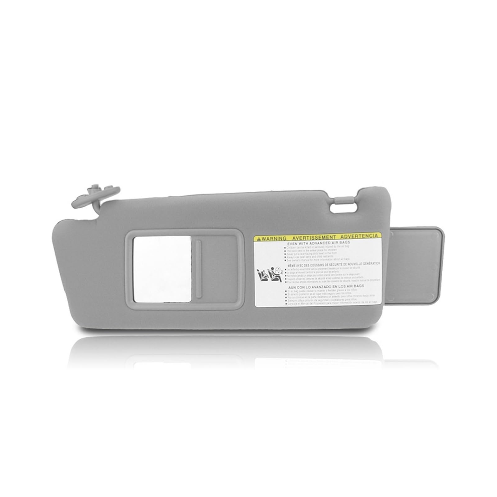 GUNIU Graue Sonnenblende, passend for Toyota Tacoma 2005–2015, kein Licht, linker Antrieb, Auto, rechte Seite, vordere Fensterabdeckung, Sonnenschutz, Sonnenblende(1x Left Driver) von GUNIU