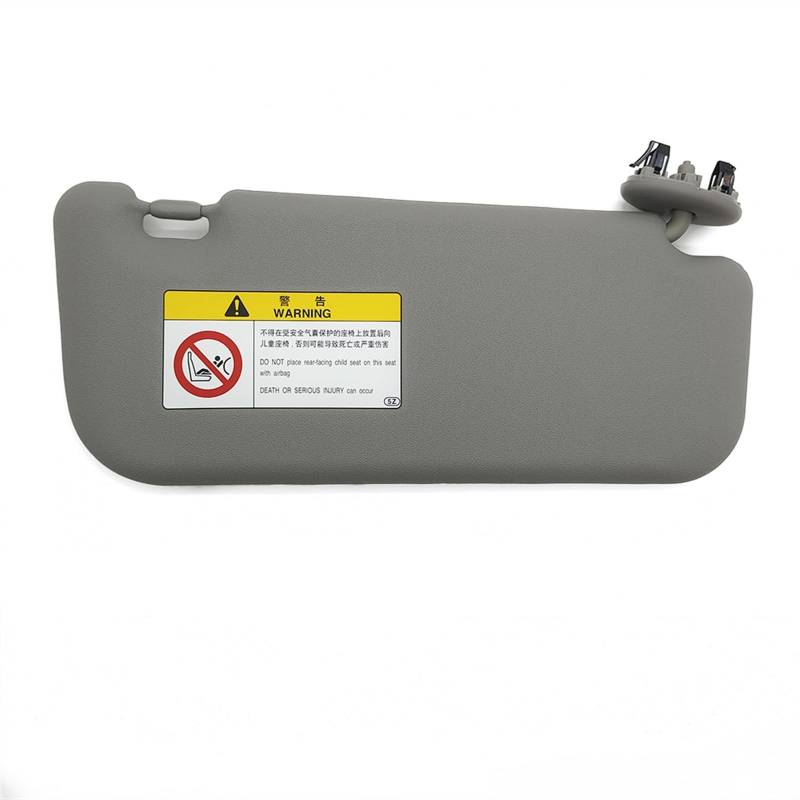 GUNIU Rechte Seite Auto-Innenraum-Sonnenblende ohne Spiegel, passend for Toyota Yaris 2008 2009 2010 2011 2012 2013 von GUNIU