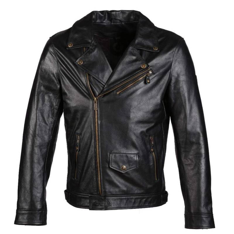 GUNS UGO Herren Lederjacke Standard Schwarz XL von GUNS