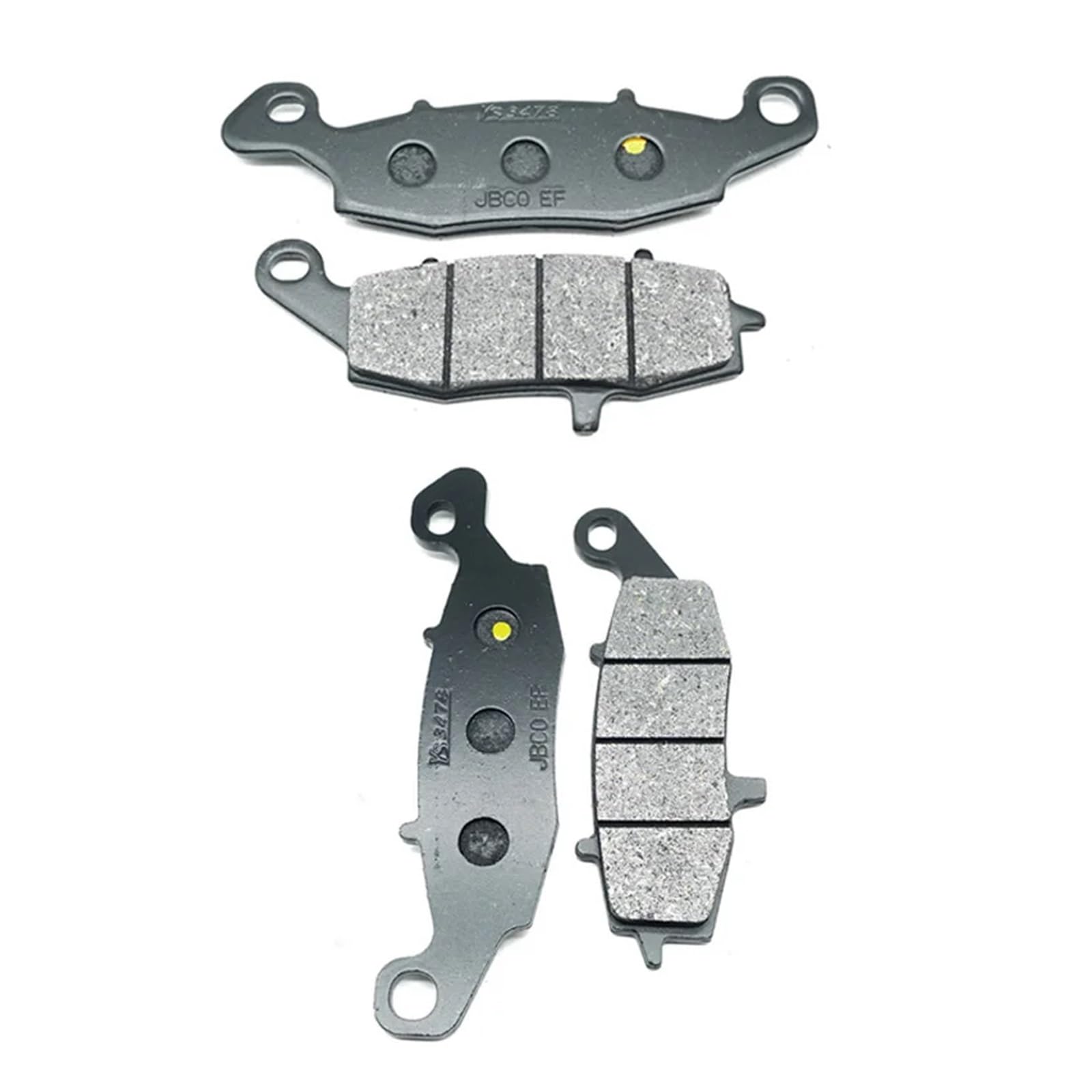 Motorrad-Bremsbeläge hinten for S-UZ V-Storm DL650A 07–18 Tr-avell 2007–2010 DL650XA 650XT 2015–2018 DL650 DL 650 A XA ABS(2 Front Brake Pads) von GUOFHUIO