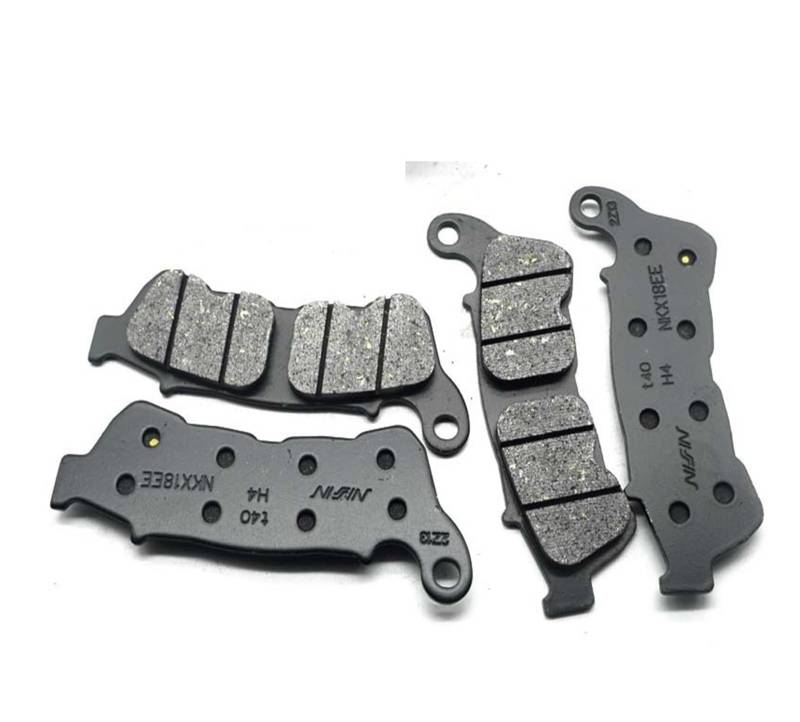 Motorrad-Bremsbeläge vorne und hinten, for H-OND CB400A S-uper Four ABS 2008–2017, CB400SA Super Bol-dor ABS 2008–2013 CB 400 A SA(2 Front Brake Pads) von GUOFHUIO