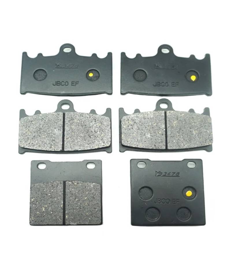 Motorrad-Bremsbeläge vorne und hinten for K-AW ZX750 N-inj ZX-7 1989–1995 ZX750 N-inj ZX-7R 1991–1994 ZX 750 ZX7 ZX7R(Front Rear Pads) von GUOFHUIO