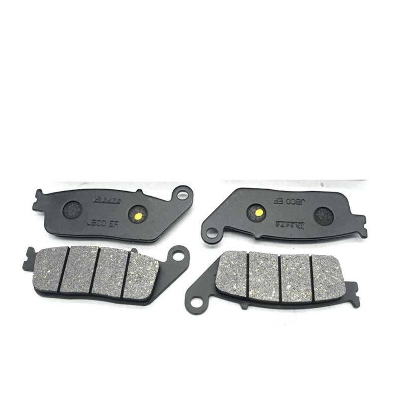 Motorrad-Bremsscheiben-Set vorne und hinten, for S-UZ GSX400 GSX400Z I-mpul 1994 1995 1996 RF400R 1993–1994 GSX 400 RF(2 Front Brake Pads) von GUOFHUIO