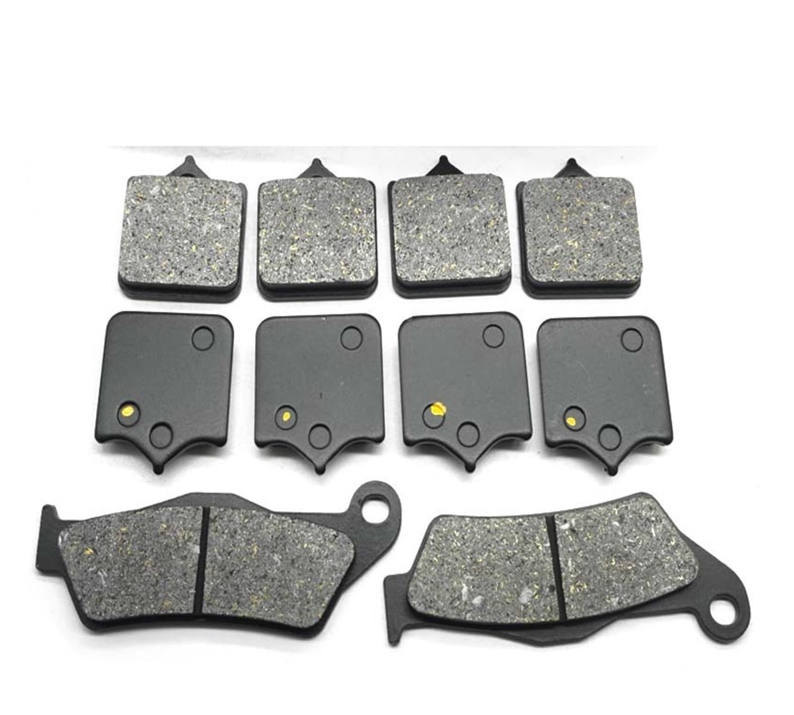 Motorrad-Bremsscheibenbeläge vorne und hinten, Set for K-TM Su-permoto 990 2007 2008 2009 2010 2011 Supe-rmoto T 990 2009–2013(Whole Set) von GUOFHUIO