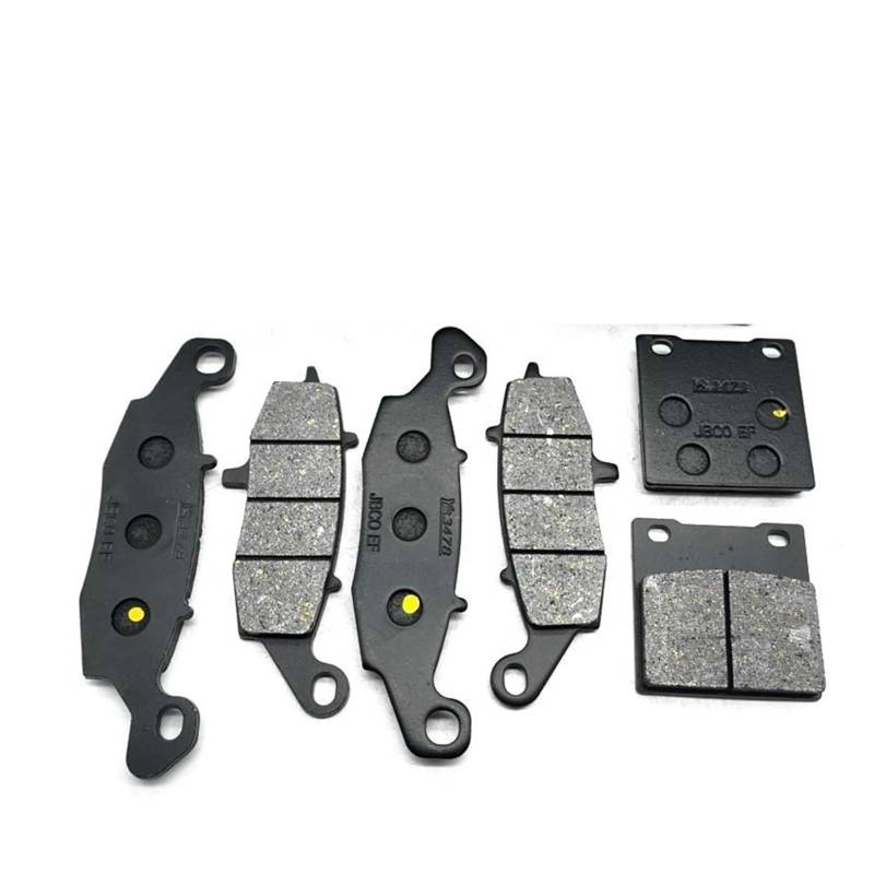 Motorrad-Bremsscheibenbeläge vorne und hinten, Set for S-UZ GSX600F Kata 600 1998–2006 SV650 1999 2000 2001 2002 GSX SV 650(Whole Set) von GUOFHUIO