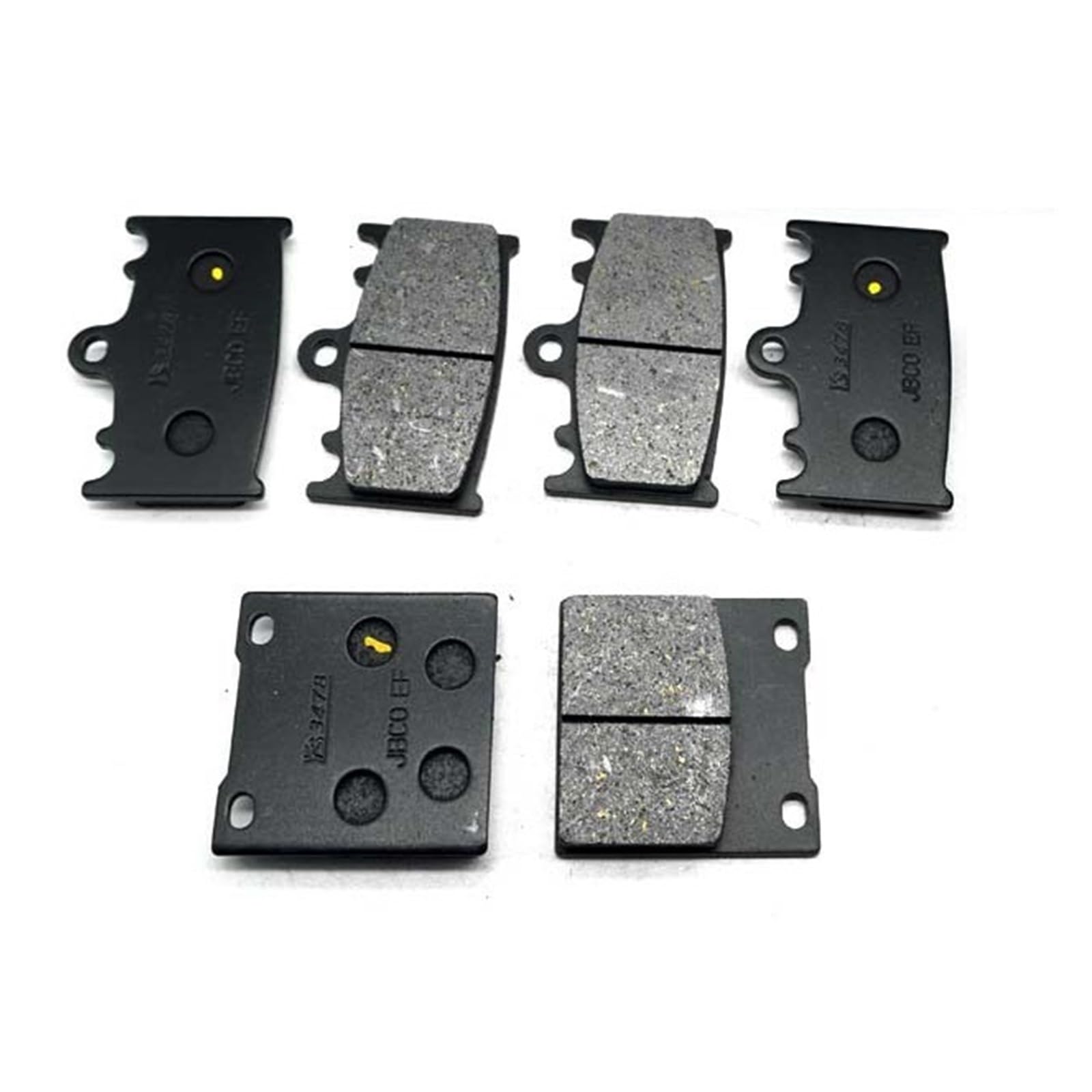 Motorrad-Bremsscheibenbeläge vorne und hinten, Set for S-UZU GSX400SS K-atan 1992 GSX-R400RF 1989 GSX-R400RFA GSX GSXR 400 SS RF(Whole Set) von GUOFHUIO