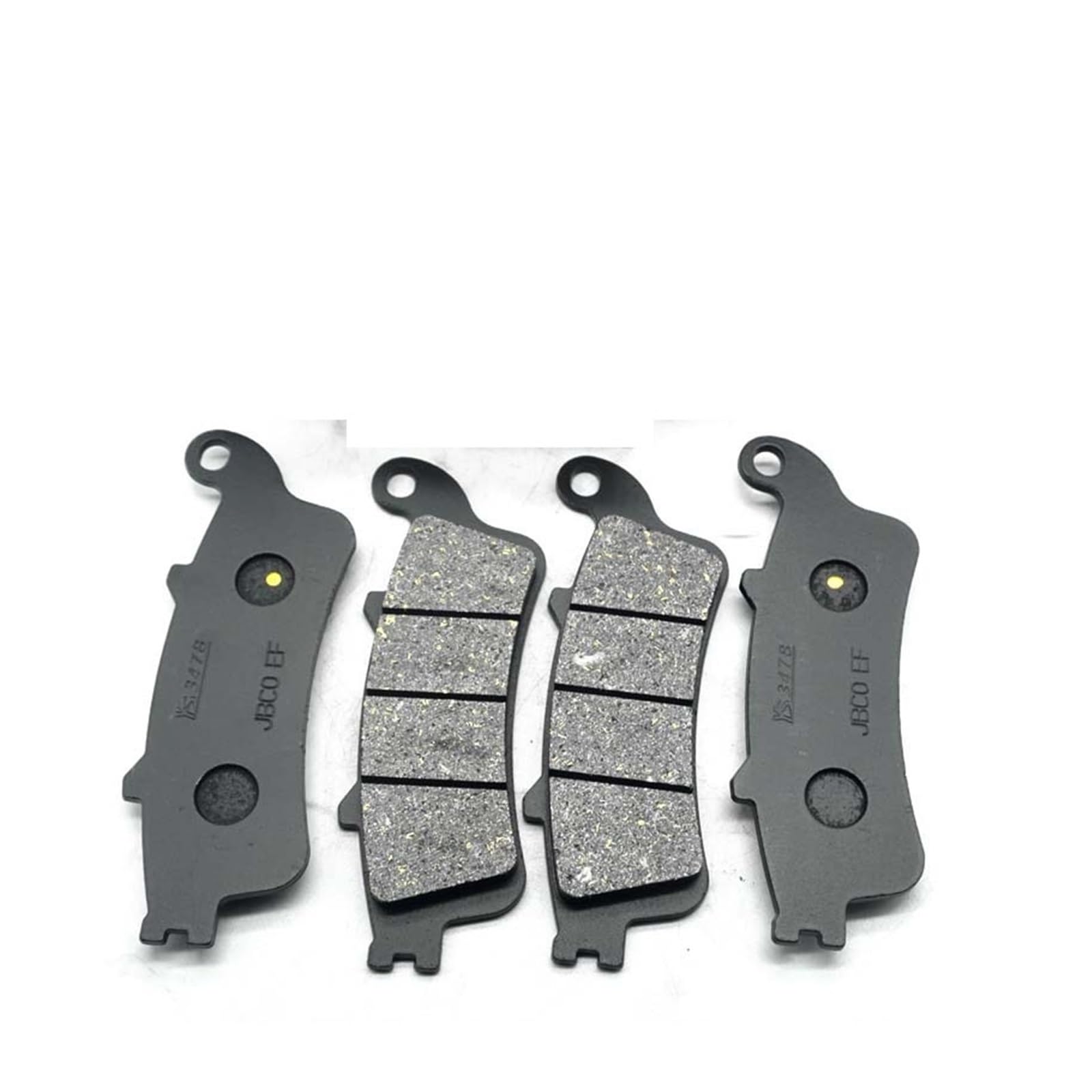 Motorrad-Bremsscheibenbeläge vorne und hinten, for K-AWA ER650 Z650 2018 2019 2020 2021 2022 2023 EX650 KHF Nin 650 ABS 2017(2 Front Brake Pads) von GUOFHUIO