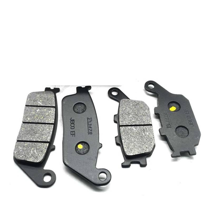 Motorrad Vorne Hinten Bremsbeläge Kit for HND VT1100T 1998 1999 2000 2001 VT1300CT 2010 2011 2012 2013 2014 2015 2016 VT1100 T(Whole Set) von GUOFHUIO