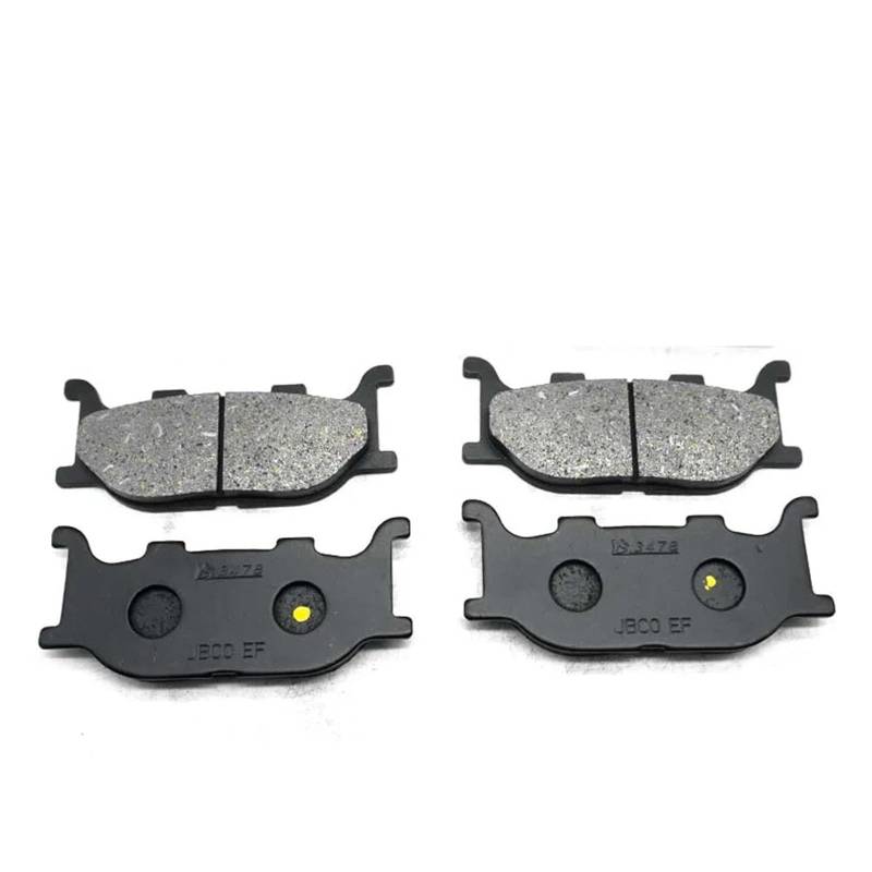 Motorrad Vorne Hinten Bremsbeläge Kit for Y-AM XVS1300A V Star 2007 2008 2009 2010 Midnig Star 1300 2011 XVS 1300 A(2 Front Brake Pads) von GUOFHUIO