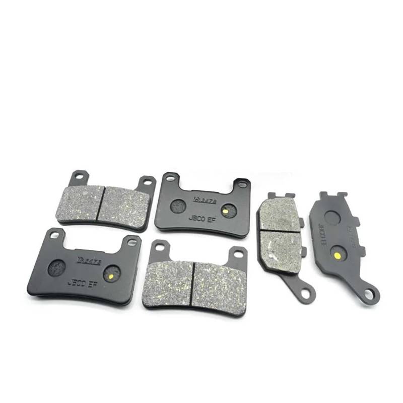 Motorrad Vorne Hinten Bremsbeläge Kits Set for K-AWA ZX400 Nin ZX-4RR 2023 2024 KLZ1000 Vers 1000 ABS 2019 2020 2021(Whole Set) von GUOFHUIO