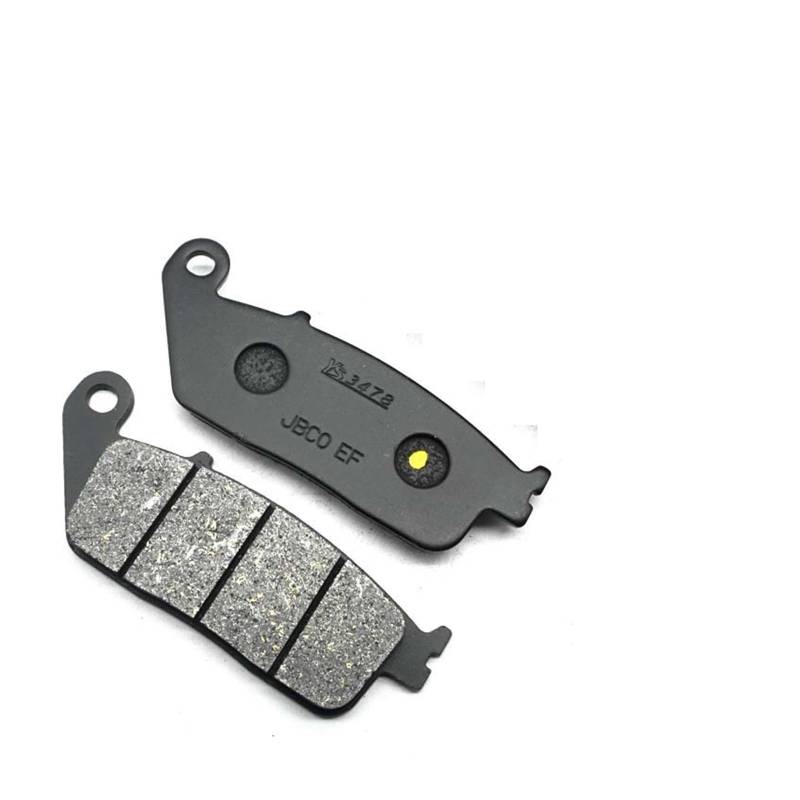 Motorrad Vorne Hinten Bremsbeläge Kits Set for Y-AM GQR125-A M Cy-gn G-ryph ABS 2020 2021 XC125SR 2016 2017 2018 2019-2021(Front Brake Pads) von GUOFHUIO