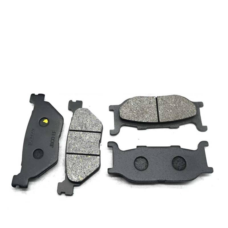 Motorrad Vorne Hinten Bremsbeläge Kits Set for Y-AM XVS950A Mi-dnight Star 2009-2013 XVS950CT V STAR 950 TOUR 2009-2017 XVS(Whole Set) von GUOFHUIO