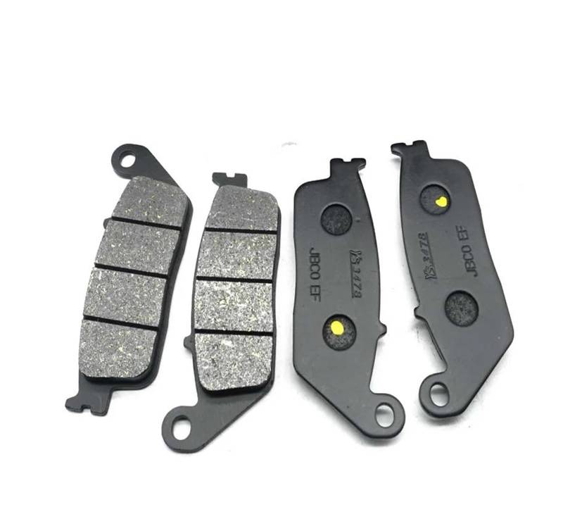 Motorrad Vorne Hinten Bremsbeläge Kits Set for Y-AM XVZ1300TF V-ent Stern 1300 1999 2000 2001 XVZ1300TFM 2004 2005 2006 2007(2 Front Brake Pads) von GUOFHUIO