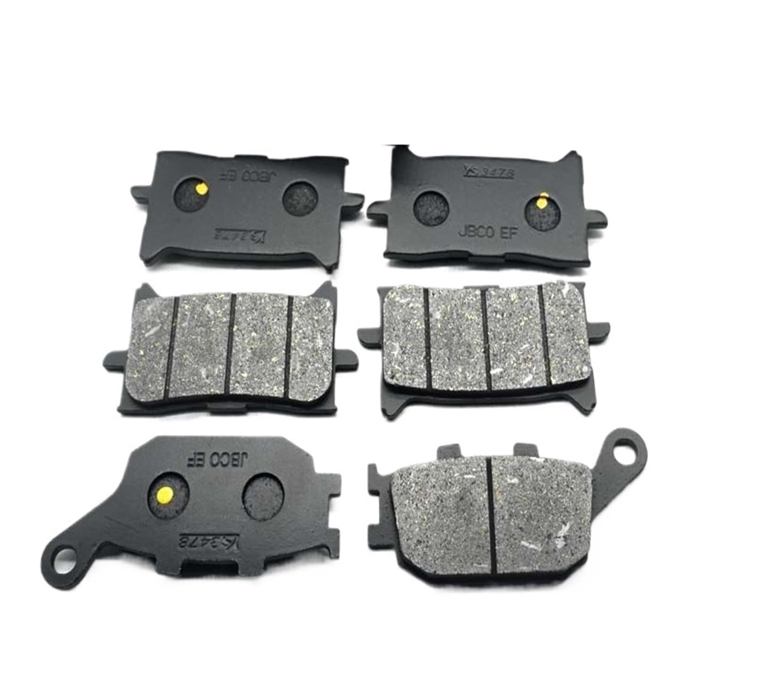 Motorrad Vorne Hinten Bremsscheiben Pads Kits for H-OND ASP1100P H-aw 2022 2023 CRF1100 A4N 2021 CRF1100ALN CRF1100AN CRF1100D4N(Whole Set) von GUOFHUIO