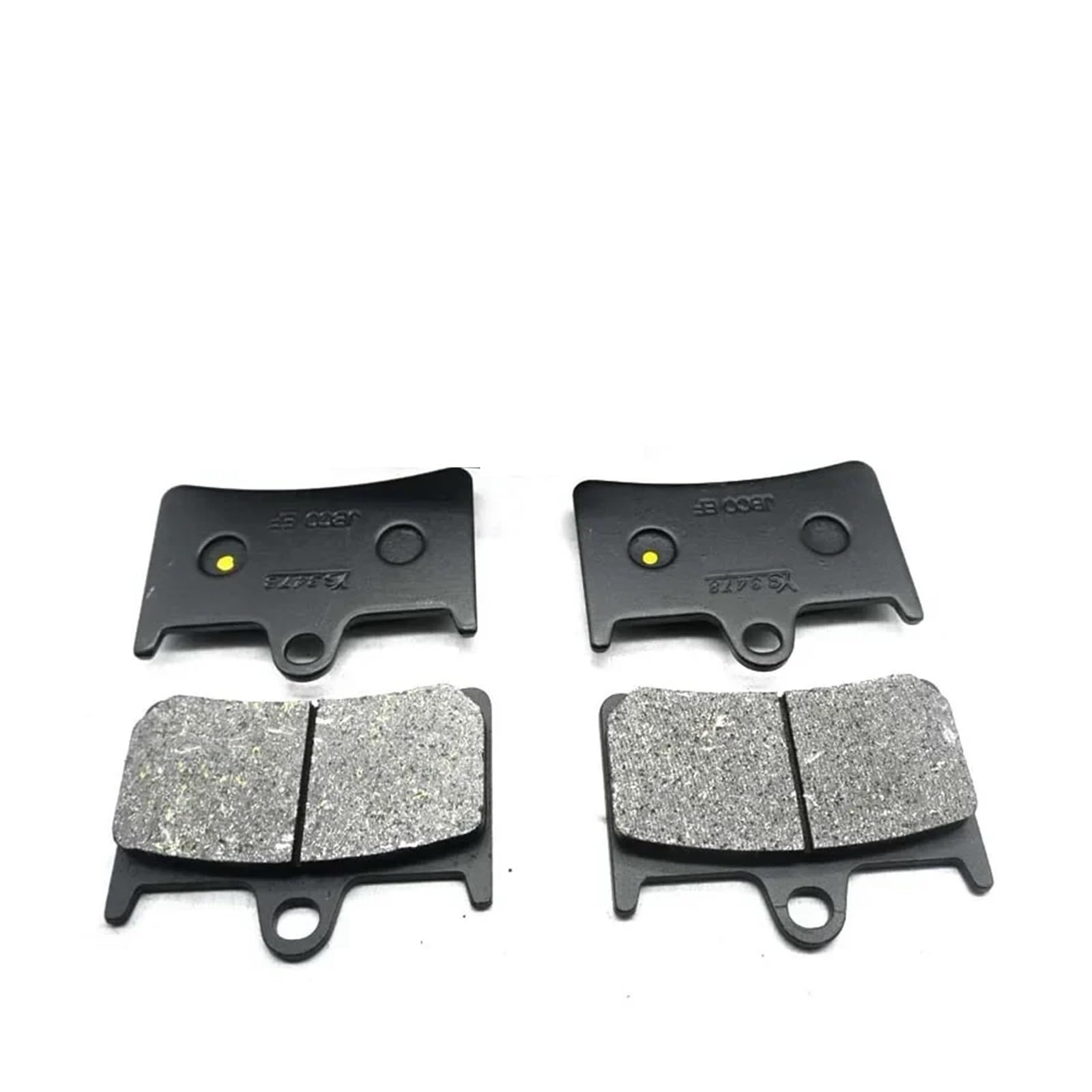 Motorrad Vorne Hinten Bremsscheiben Pads for Y-AM XV1700AM Road Star Mitternacht 2004 2005 2006 2007 XV1700AS 2008-2011 2012(2 Front Brake Pads) von GUOFHUIO