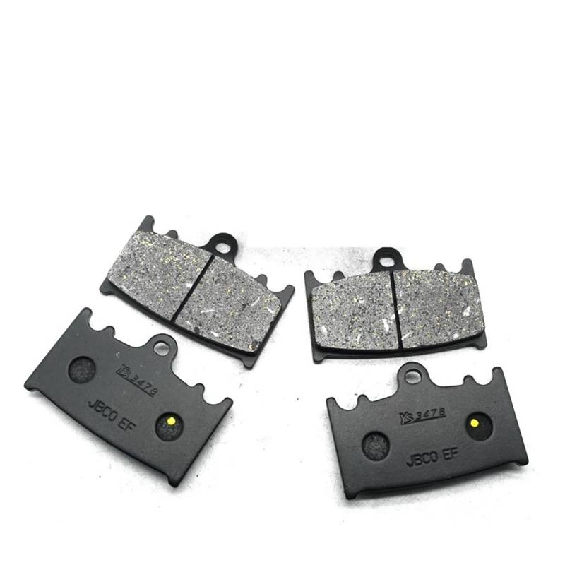 Motorrad vorne hinten Bremsbeläge Kit for S-UZ GSF1200S GSF1200SA ABS 2006 GSF1250S Band 1250S ABS 2007-2009 GSF 1200 1250 s(2 Front Brake Pads) von GUOFHUIO