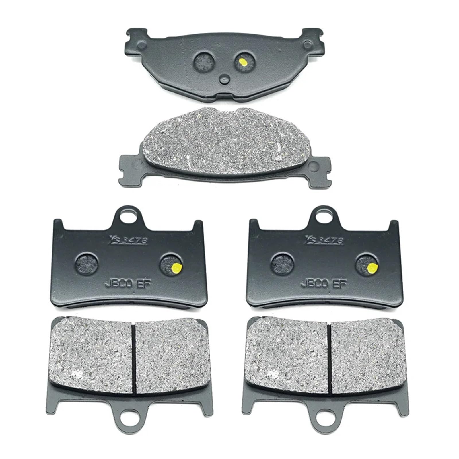 Vorne und Hinten Bremsbeläge Kit Set Disc for Y-AM XP500 T MAX 4B53 2008 2009 4B5R 2010 2011 1UD2 WGP50th 2012 XP 500 T-MAX(Whole Set) von GUOFHUIO