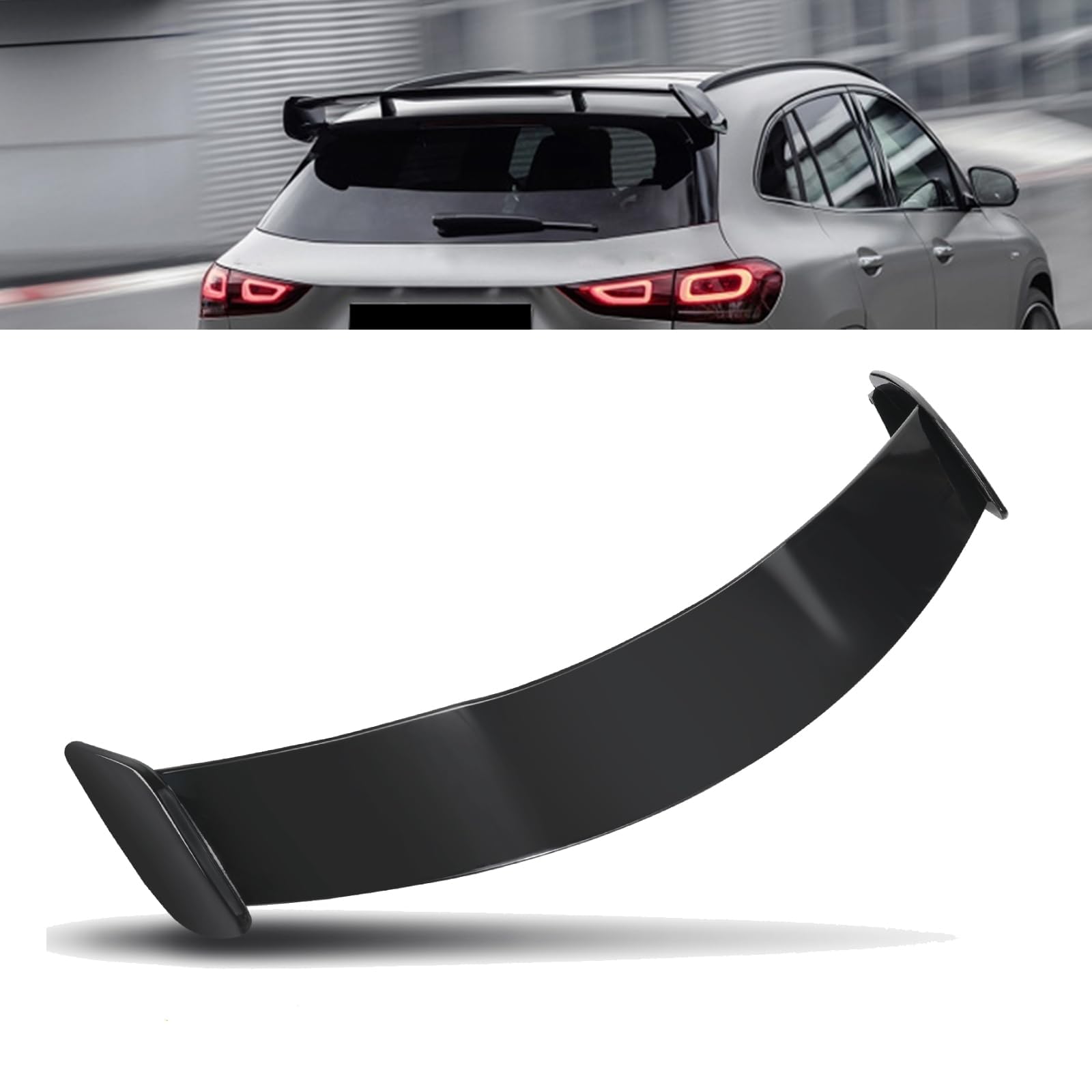 Auto Heckspoiler Für Mercedes Benz A Class W176 2013-2018 Splitter Guide Platte Spoiler Autospoilerflügel von GUOLEIOO