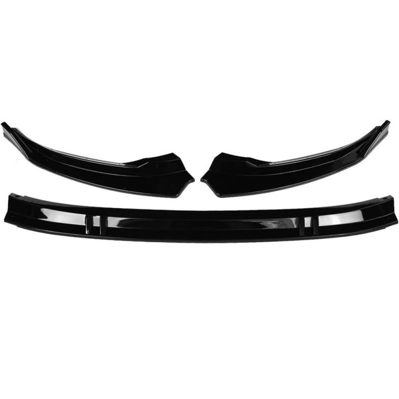 Auto Spoiler Frontspoiler für Audi A3 2021-2022, Lippe Frontstoßstange Splitter Frontstoßstangen Protector Frontlippe Diffusor Spoilerlippe,A/Glossy Black von GUOPENG