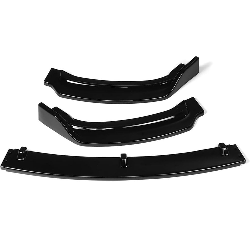 Auto Spoiler Frontspoiler für BMW 3 Series F30 F35 2016-2019, Lippe Frontstoßstange Splitter Frontstoßstangen Protector Frontlippe Diffusor Spoilerlippe,A/Glossy Black von GUOPENG