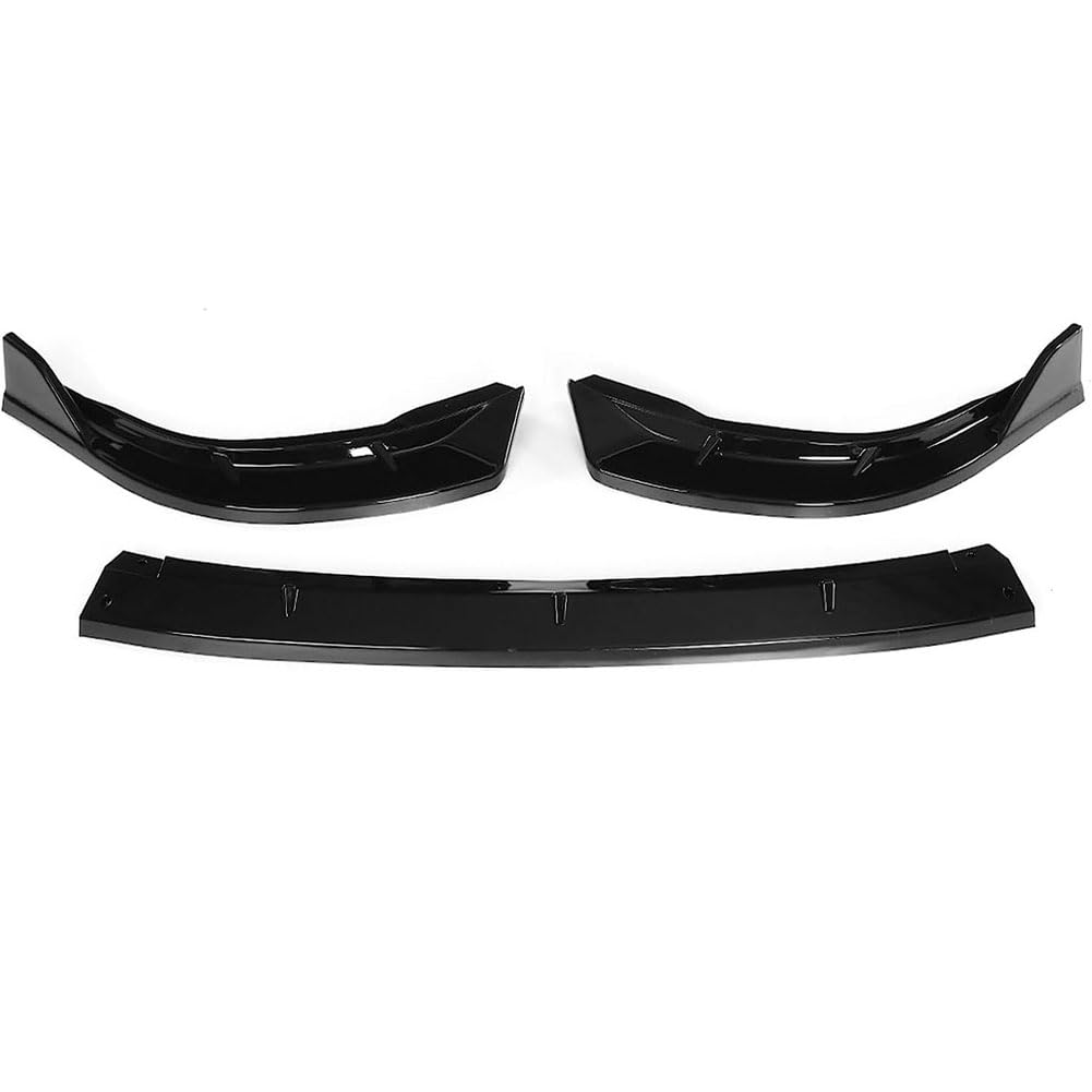 Auto Spoiler Frontspoiler für Civic 8th Generation 2006-2011, Lippe Frontstoßstange Splitter Frontstoßstangen Protector Frontlippe Diffusor Spoilerlippe,A/Glossy Black von GUOPENG