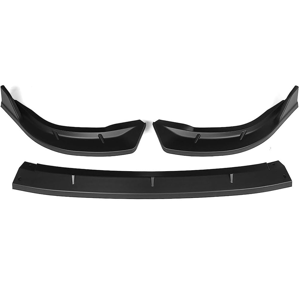 Auto Spoiler Frontspoiler für Civic 8th Generation 2006-2011, Lippe Frontstoßstange Splitter Frontstoßstangen Protector Frontlippe Diffusor Spoilerlippe,B/Matte Black von GUOPENG