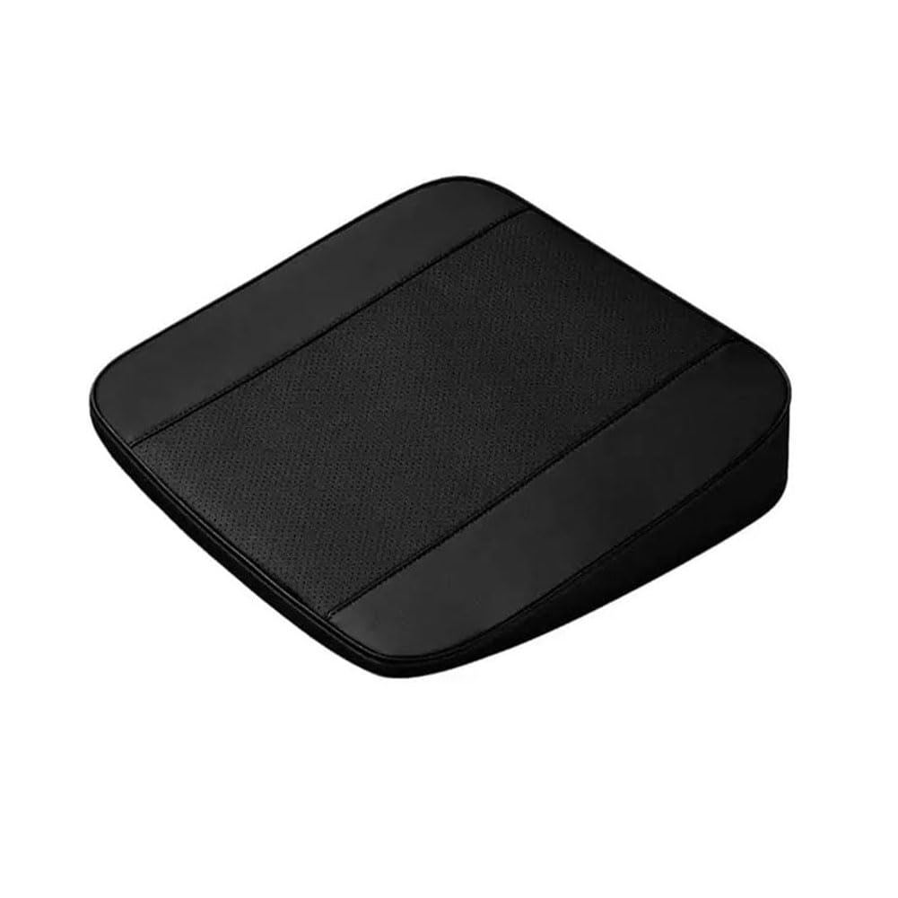 GUOPENG Auto Sitzkissen für Alfa Romeo Giulia Stelvio GT, Sitzkeilkissen Autositzkissen Keilkissen Sitzschoner Pad Autositzauflage Zubehör,A/black-L/8cm von GUOPENG