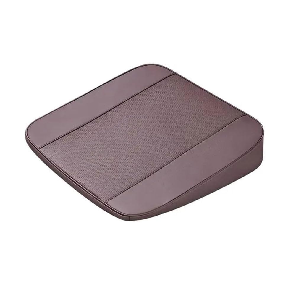 GUOPENG Auto Sitzkissen für BMW All Model I3 I4 I8, Sitzkeilkissen Autositzkissen Keilkissen Sitzschoner Pad Autositzauflage Zubehör,C/brown-L/8cm von GUOPENG