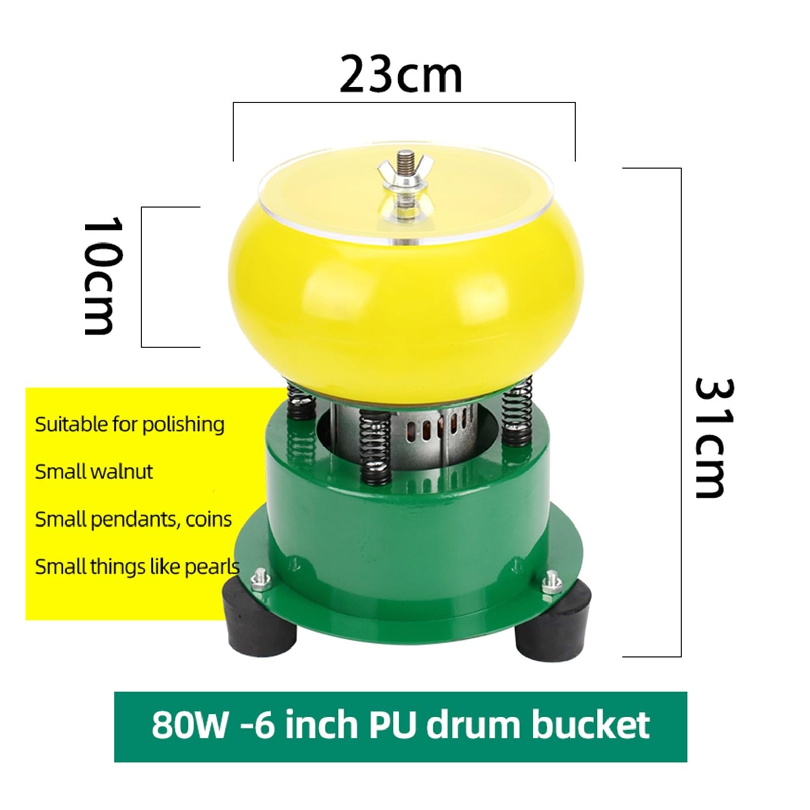 Poliermaschine für Schmuck 130 W Jade Schmuck Vibration Poliermaschine Einstellbare Buddha Perlen Jade Vibration Schleifmaschine Saubere Oberfläche Kompakt, tragbar, leistungsstark(Generation 3) von GUOPIN