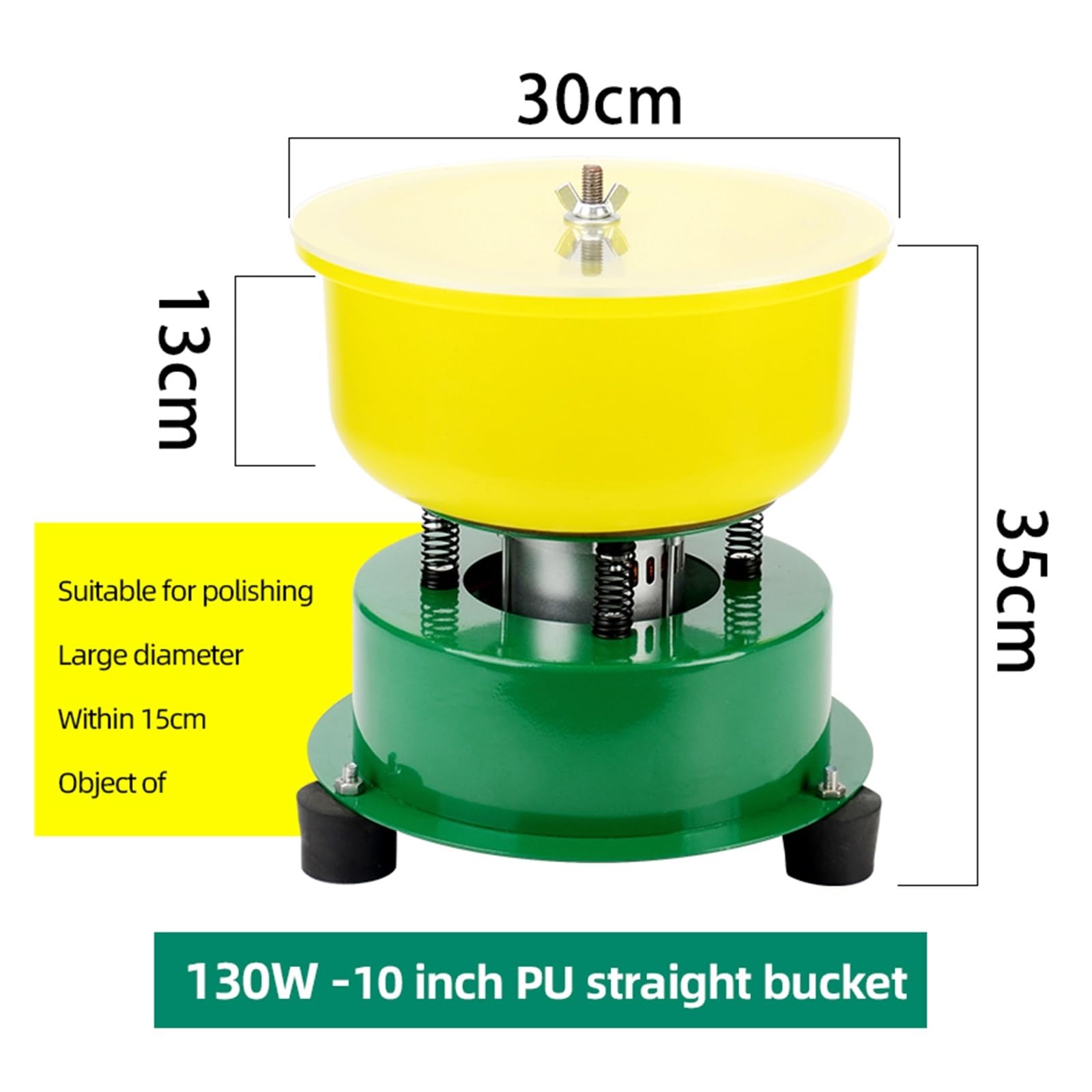 Poliermaschine für Schmuck 130 W Jade Schmuck Vibration Poliermaschine Einstellbare Buddha Perlen Jade Vibration Schleifmaschine Saubere Oberfläche Kompakt, tragbar, leistungsstark(Intelligent version von GUOPIN