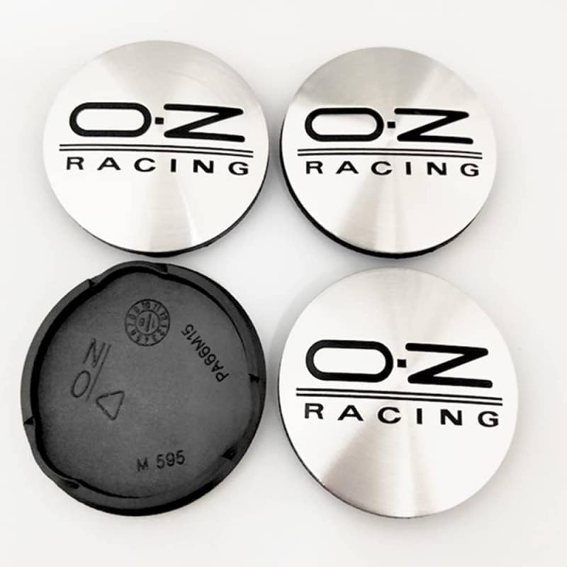 4 Stück Auto-Nabenkappen für OZ Racing M595 O.Z 62mm,Radnaben Auto Zubehör,Radnabenabdeckung,Nabendeckel.,normal-A von GUOXINN