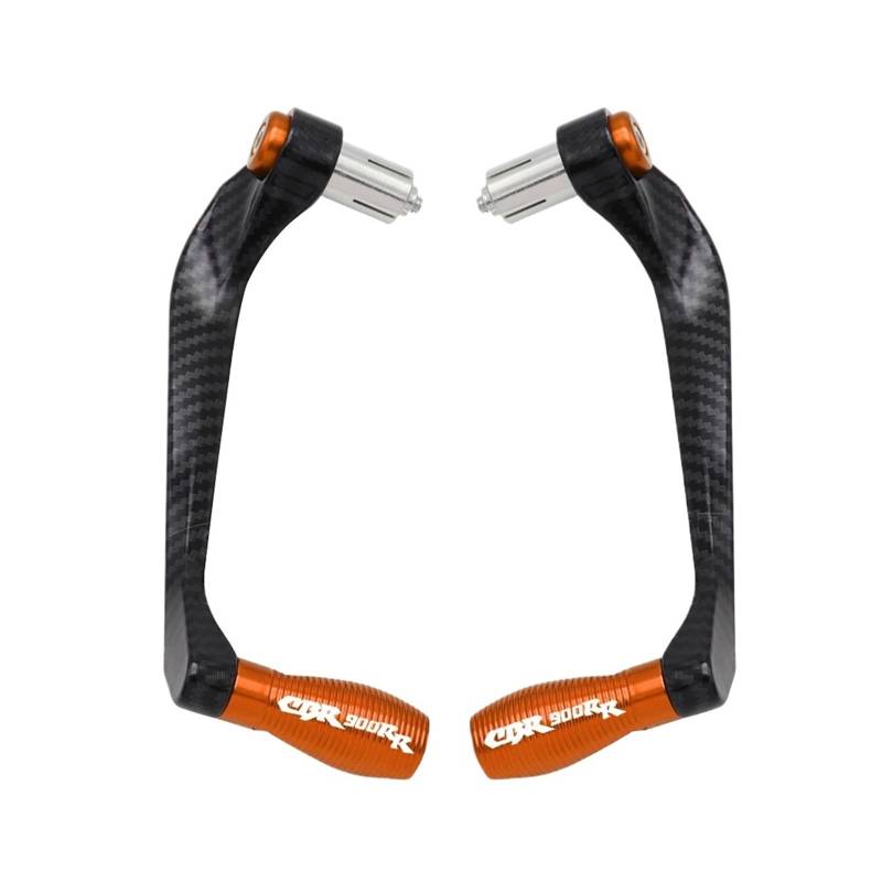 Für CBR900RR CBR 900RR Motorrad Universal 7/8 "22mm CNC Lenkergriffe Bremskupplungshebel Lenker Schutzfolie(B Orange) von GUOXUN