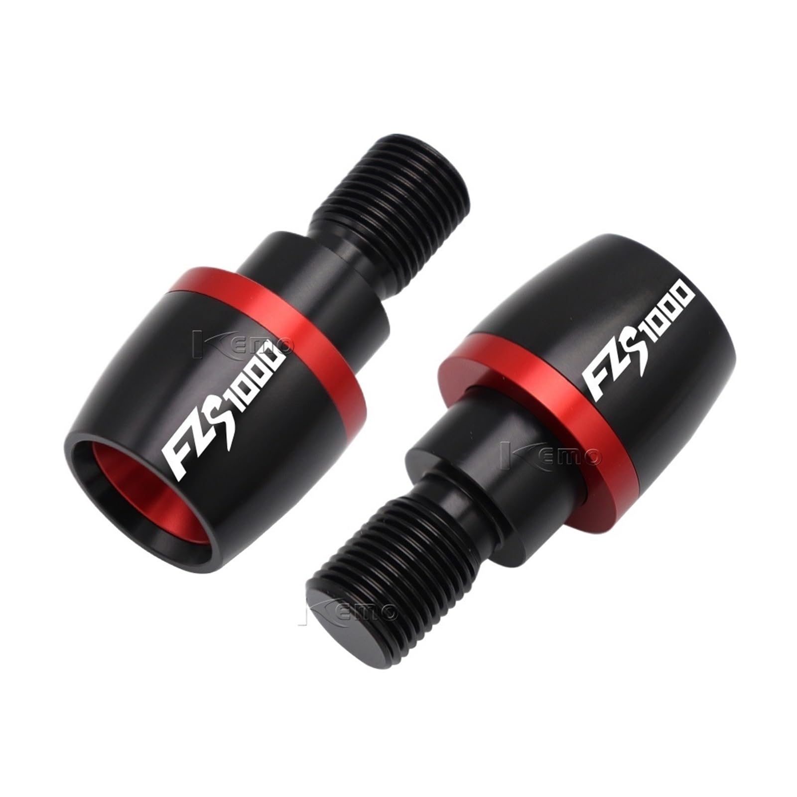 Für FZS1000 FAZER 2001 2002 2003 2004 2005 FZS 1000 Motorräder CNC Aluminium Lenker Griffe Stecker Slider Griff Bar Ends(Red) von GUOXUN