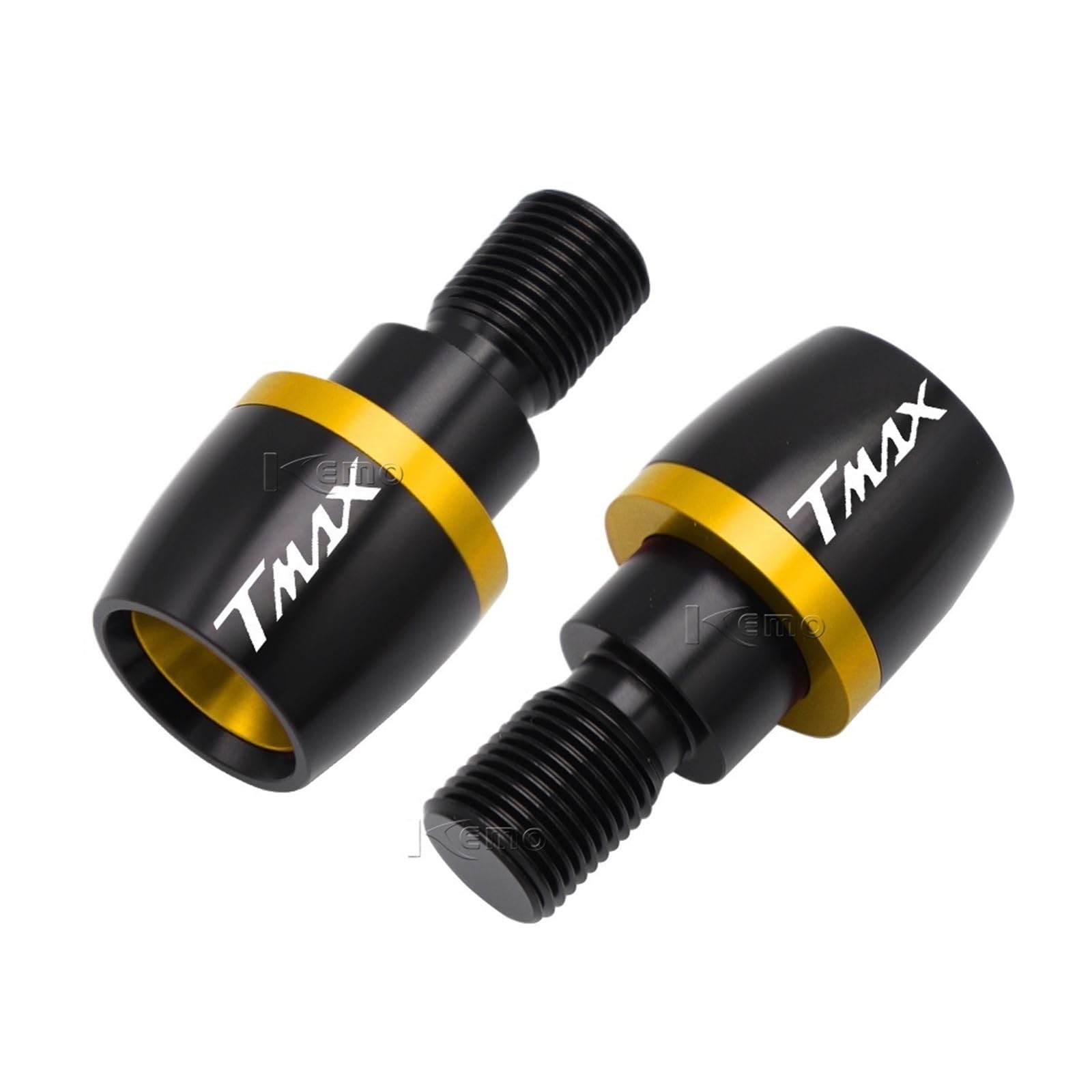 Für TMAX530 T-MAX 530 2008-2019 2018 2017 2016 2015 2014 2013 Motorräder Lenker Griffe Stecker Slider Griff Bar Enden(Gold) von GUOXUN