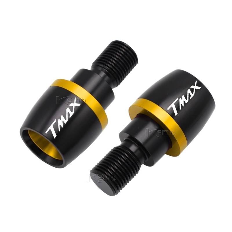 Für TMAX530 TMAX500 TMAX 500 TMAX T-MAX 530 SX DX 2017 2018 Motorräder Lenker Griffe Stecker Slider Griff Bar Enden(Gold) von GUOXUN