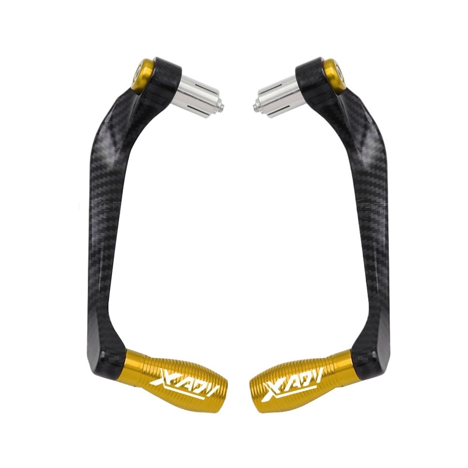 Für X-ADV X-ADV750 Motorrad Universal 7/8 "22mm CNC Lenker Griffe Bremse Kupplung Hebel Griff Bar Schutz Protector(B Gold) von GUOXUN