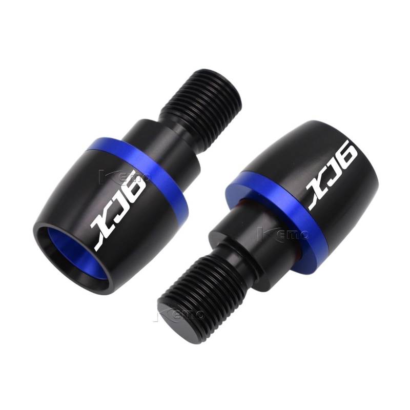 Für XJ6 xj6 DIVERSION 2009 2010 2011 2012 2013 2014 2015 2016 Motorräder Lenker Griffe Stecker Slider Griff Bar Ends(Blue) von GUOXUN