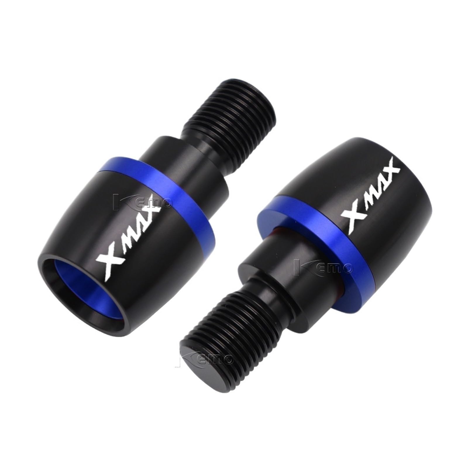 Für XMAX X MAX X-MAX 400 2013-2019 X-MAX 250 2009-2019 X-MAX 125 2016-2019 motorräder Lenker Griffe Stecker Slider Abdeckung(Blue) von GUOXUN