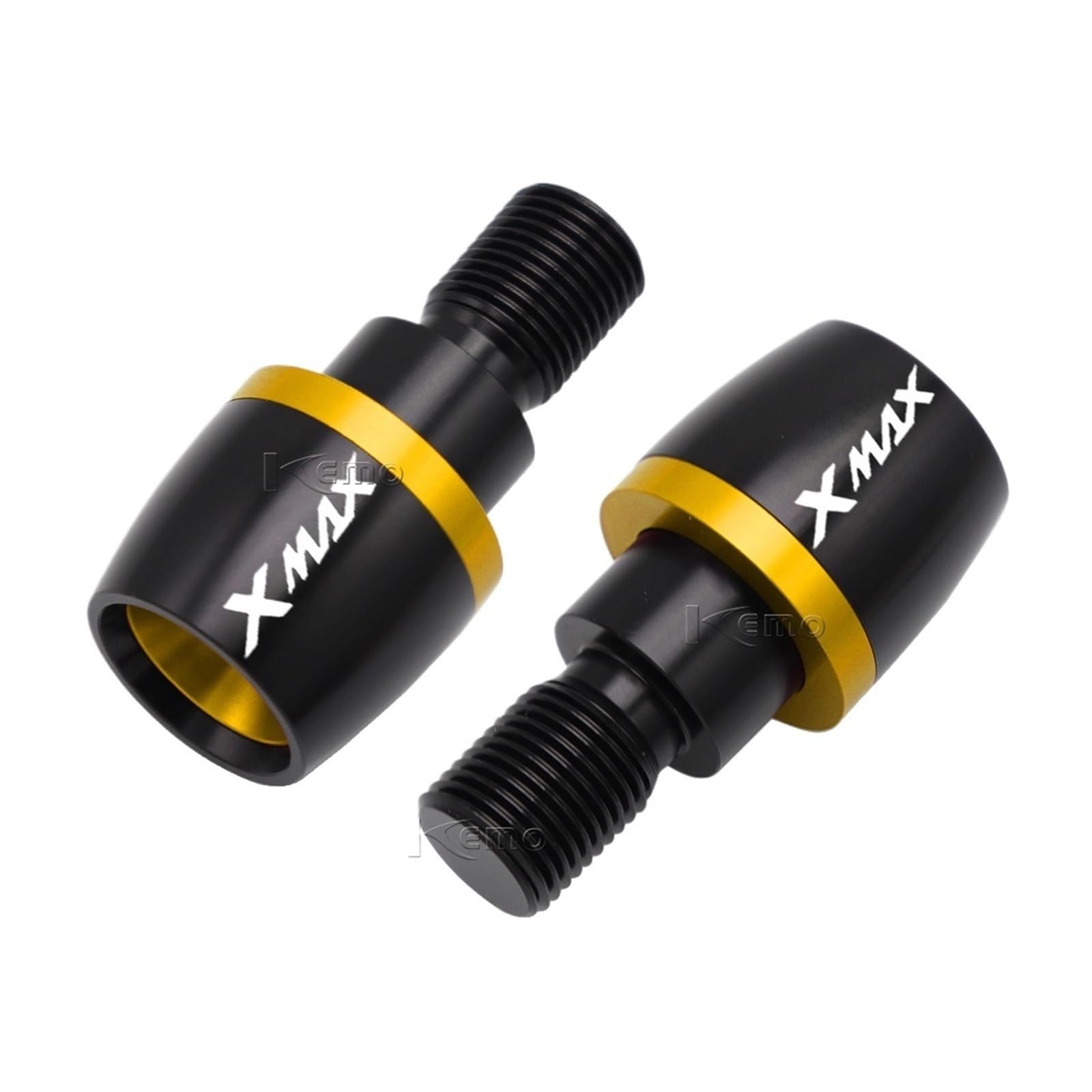 Für XMAX X MAX X-MAX 400 2013-2019 X-MAX 250 2009-2019 X-MAX 125 2016-2019 motorräder Lenker Griffe Stecker Slider Abdeckung(Gold) von GUOXUN