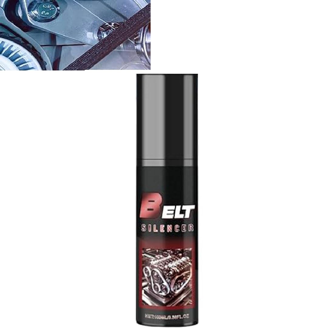 GUSHE Lubrication & Silencer Spray for Automotive Engine Belts, Autogurt-schalldämpfer-Spray, Autogurt-Quietschspray, Auto-Riemengeräusch-Spray, Schalldämpfer für den Motorriemen des Automobils (1PC) von GUSHE